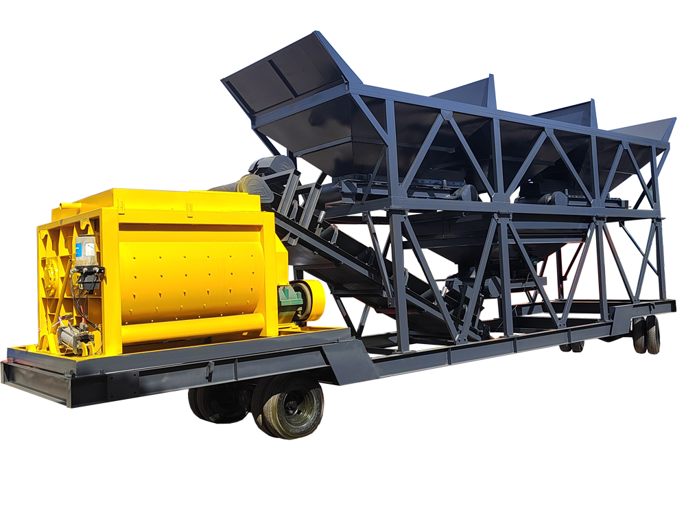移动混凝土搅拌站